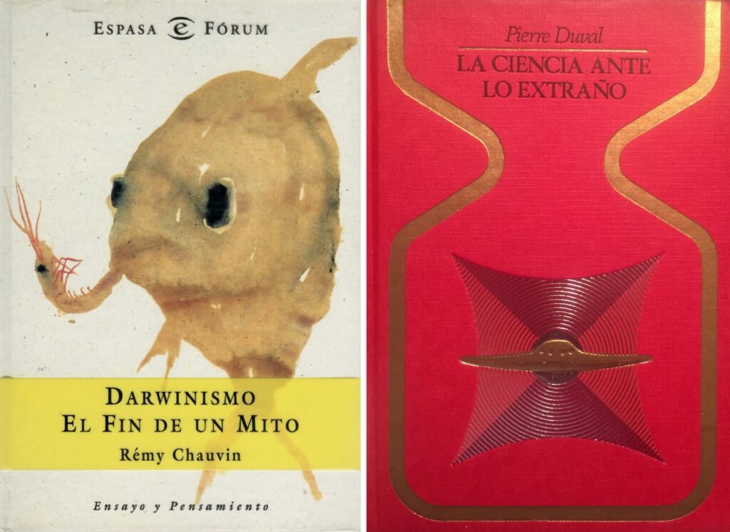 Obra antidarwinista del biólogo francés Rémy Chauvin, autor de libros sobre ovnis, clarividencia y otros fenómenos paranormales bajo el pseudónimo de Pierre Duval.