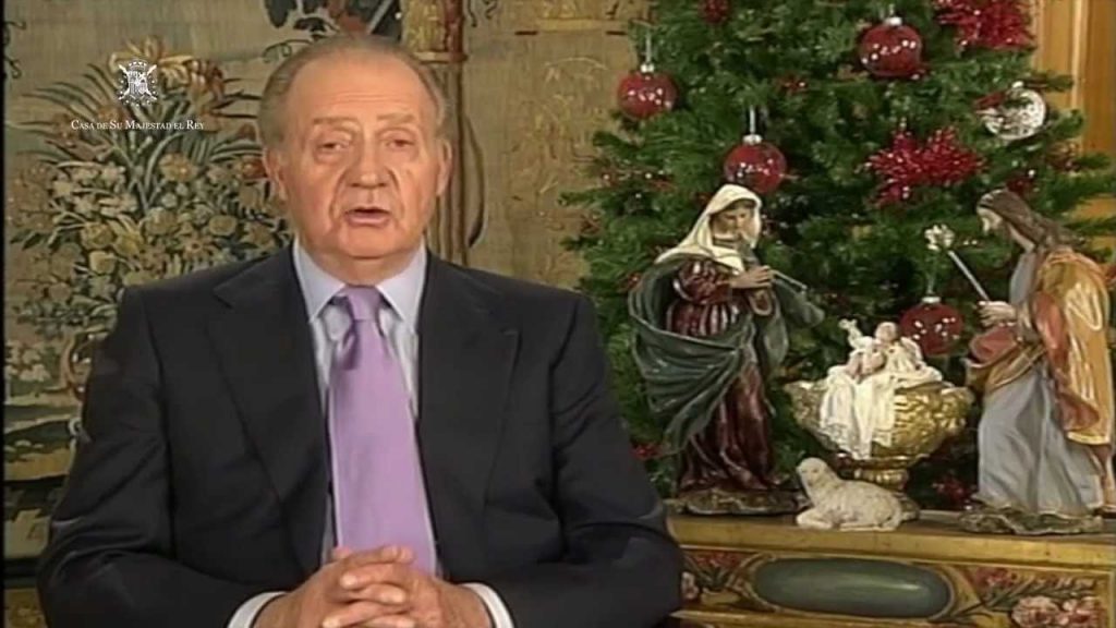 Juan Carlos I, en su mensaje de Navidad de 2009.
