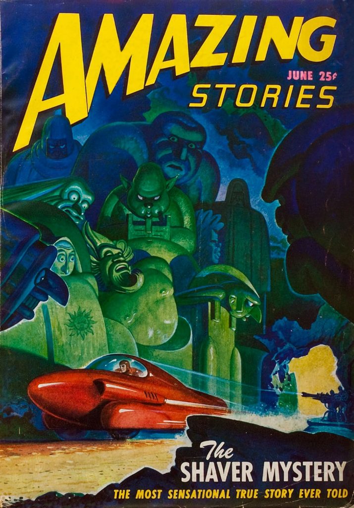 Ray Palmer dedicó el número de 'Amazing Stories' de junio de 1947 al 'misterio Shaver'.