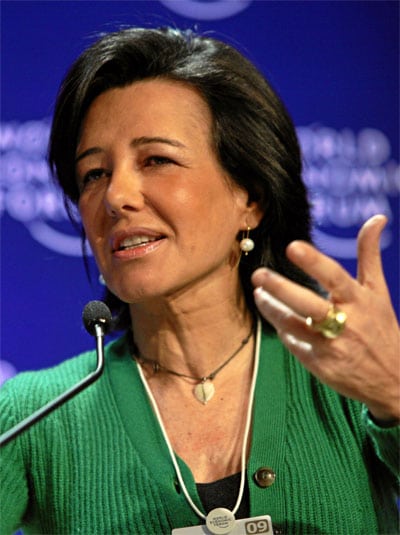 Ana Patricia Botin, en el Foro Económico Mundial de Davos en 2009. Foto: WEF.