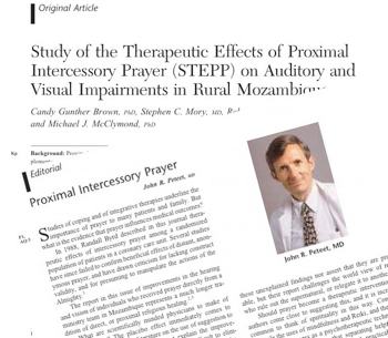 Artículo y editorial en defensa del poder curativo de la oración publicados en el 'Southern Medical Journal'.