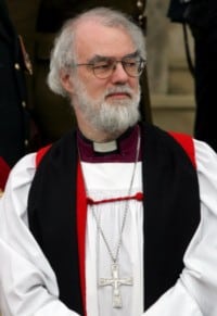 El arzobispo de Canterbury, Rowan Williams.