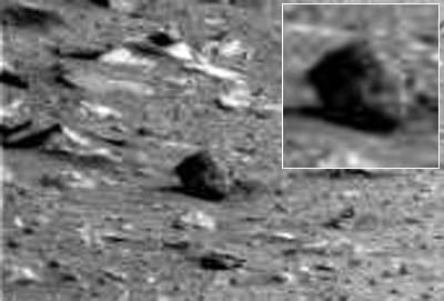 La calavera marciana. Foto: NASA.