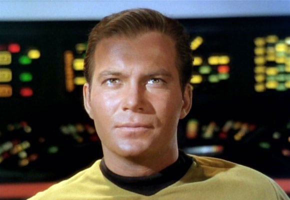 William Shatner, en su papel de James Kirk en la serie original de 'Star trek'.