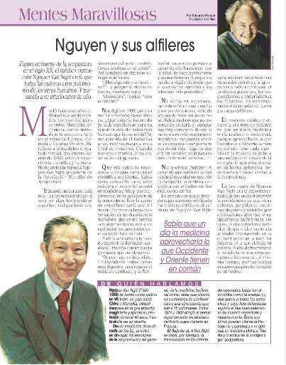 Artículo de Eduard Punset sobre el acupuntor Nguyen Van Nghi.