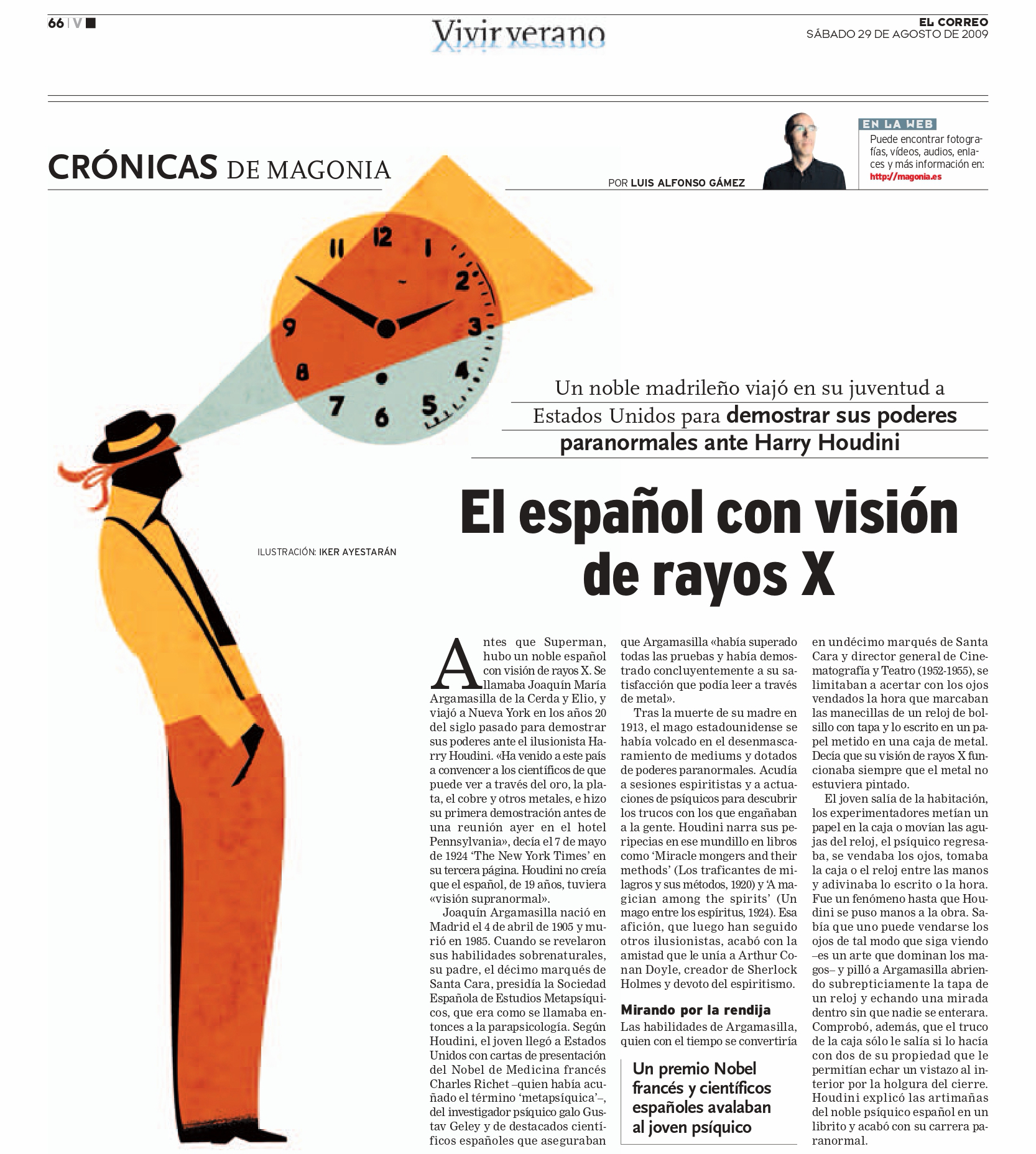 El español con visión de rayos X.