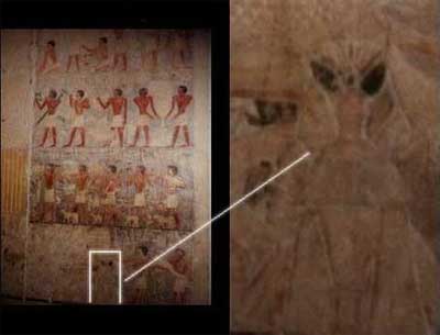 El gris de la mastaba de Path-Hotep, tal como se presenta en algunas webs esotéricas.