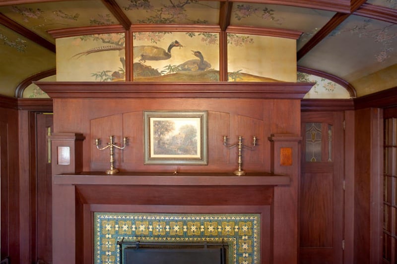 Interior de la mansión Alfred F. Rosenheim, de Los Ángeles.