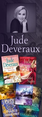 Publicidad de las novelas de Jude Deveraux.