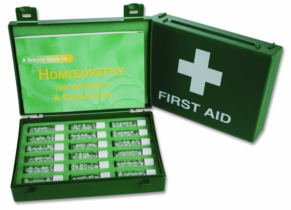 Kit Homeopático de Primeros Auxilios para Emergencias y Accidentes.