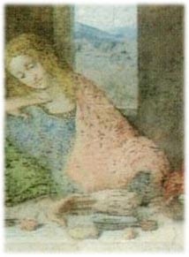 ¿JUAN O MARÍA MAGDALENA? Todo el montaje de Dan Brown descansa sobre la idea de que el Juan de 'La Última Cena' de Leonardo es una mujer. ¿JUAN O MARÍA MAGDALENA? Todo el montaje de Dan Brown descansa sobre la idea de que el Juan de 'La Última Cena' de Leonardo es una mujer.