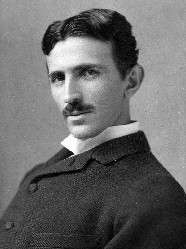 Nikola Tesla, a los 36 años. Foto: Napoleon Sarony.