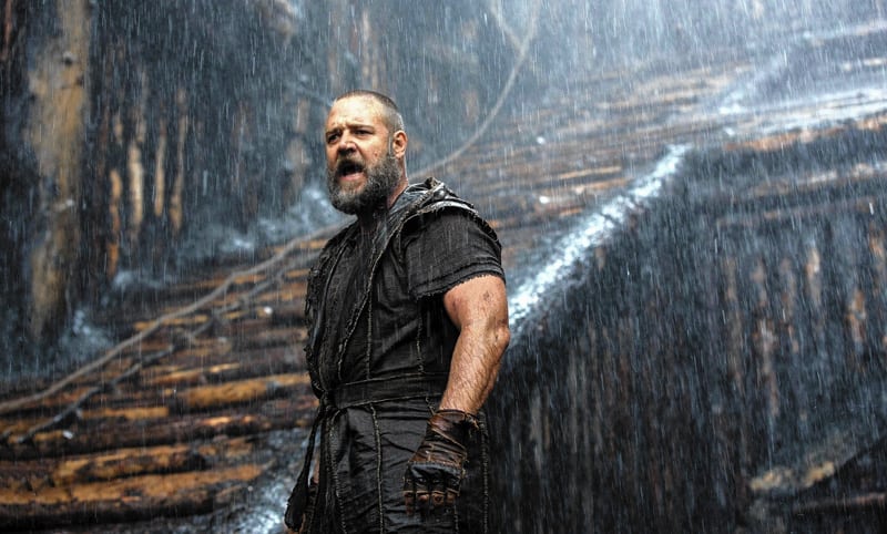Russell Crowe, como Noé en la película de Darren Aronofsky.