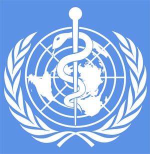 Logotipo de la Organización Mundial de la Salud.