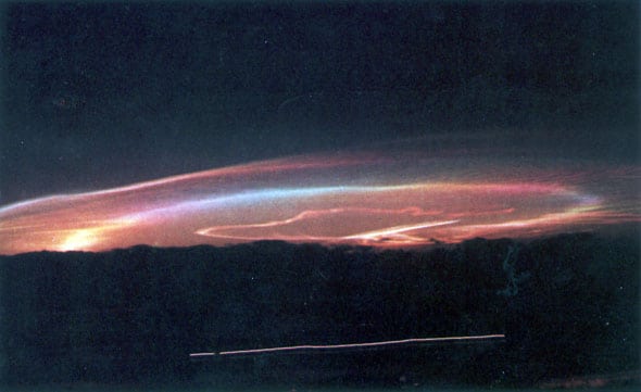 El cielo de Canarias, iluminado el 5 de marzo de 1979