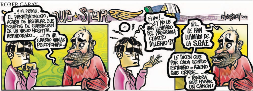 La SGAE le hinca el diente al Más Allá. Autor: Rober Garay.