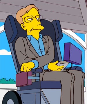 Stephen Hawking, en 'Los Simpson'.