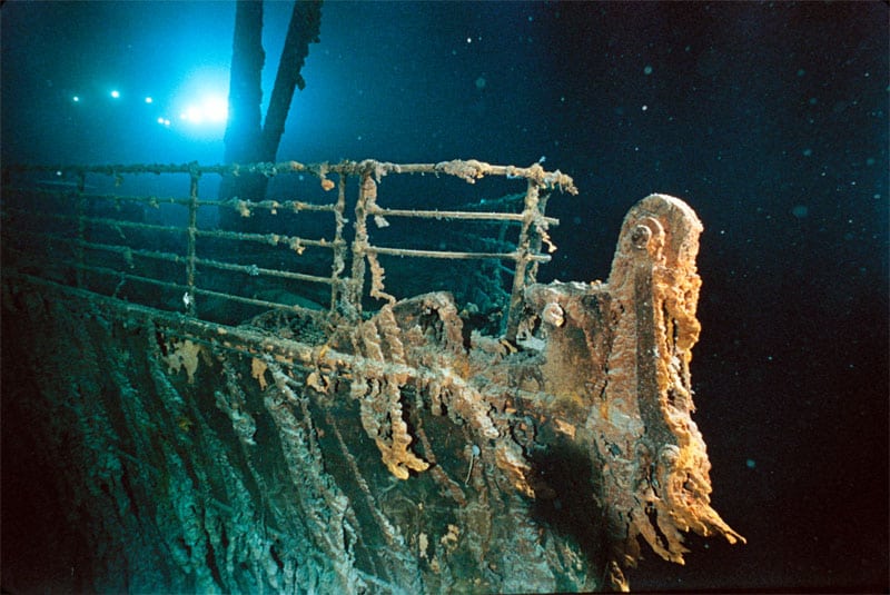 Los restos del 'Titanic', en el fondo del océano. Foto: National Geographic Channel.