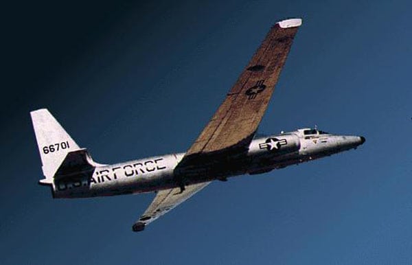 Un U-2, en vuelo. Foto: Fuerza Aérea de Estados Unidos.