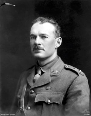 Will Longstaff, cuando era teniente de la ANZAC.