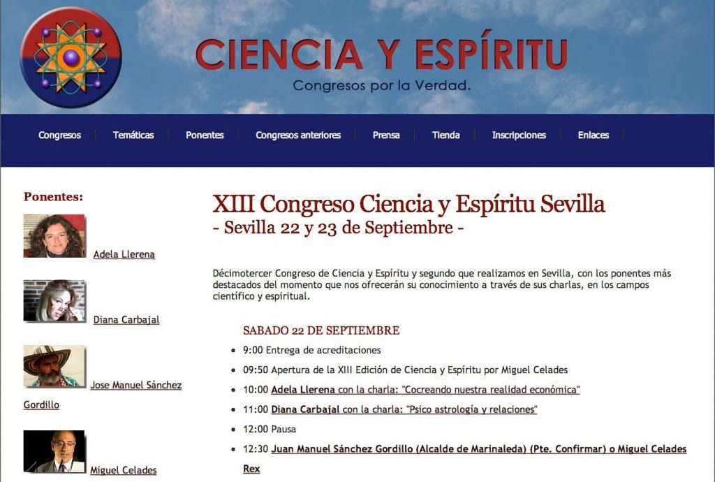 Algunos participantes en el XIII Congreso Ciencia y Espiritu.