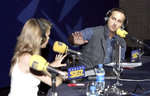 Iker Jiménez y Carmen Porter, en la radio.