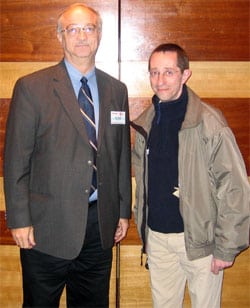 Joe Nickell y Juan de Gennaro. Foto: L.A. Gámez.