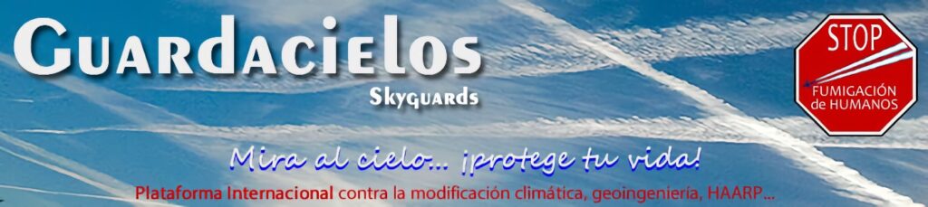 Cabecera de la página web de los 'guardacielos' españoles.