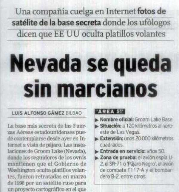 Titular de un reportaje publicado por Luis Alfonso Gámez en 'El Correo' en 2000.