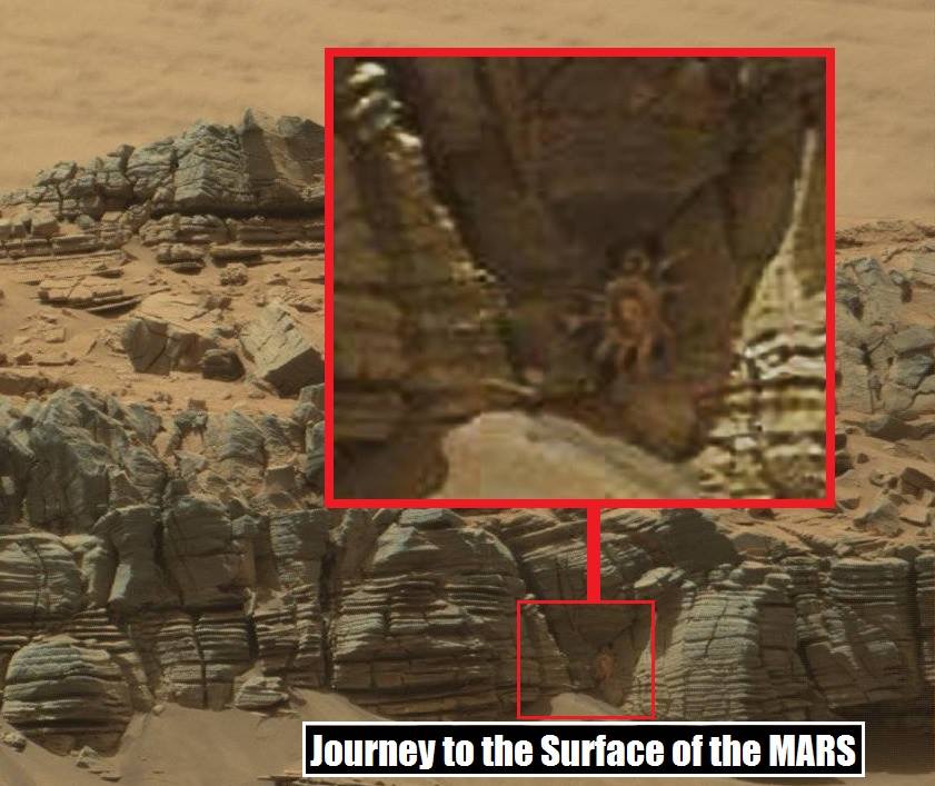 Foto publicada en el grupo de Facebook 'Journay to the Surface of Mars' el sábado.