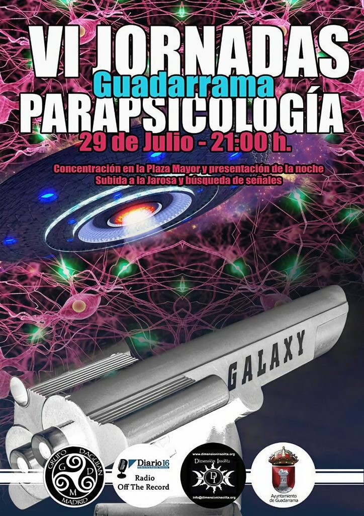 Cartel de la 'Alerta ovni' de Guadarrama del sábado.