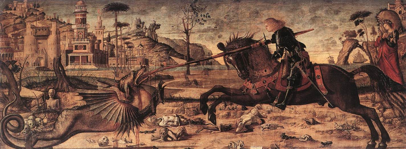 'San Jorge y el Dragón', de Vittore Carpaccio (1466-1525).