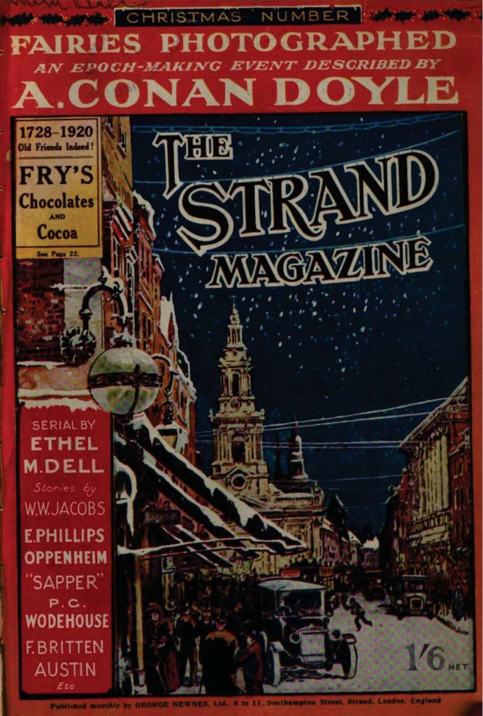 Portada del número de 'The Strand Magazine' en el que Arthur Conan Doyle presentó a las hadas de Cottingley.