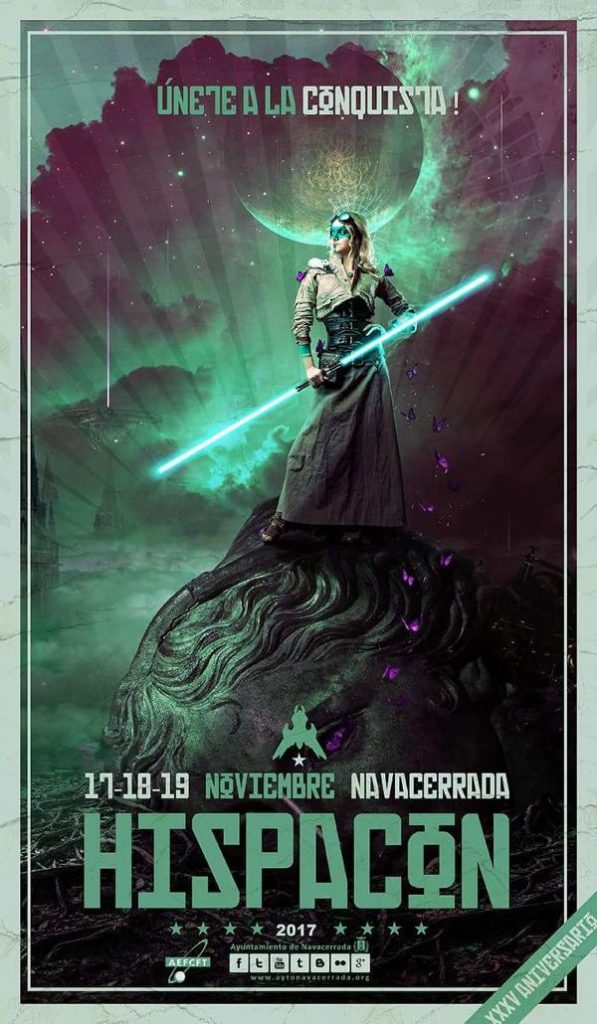 Cartel de la HispaCon 2017.