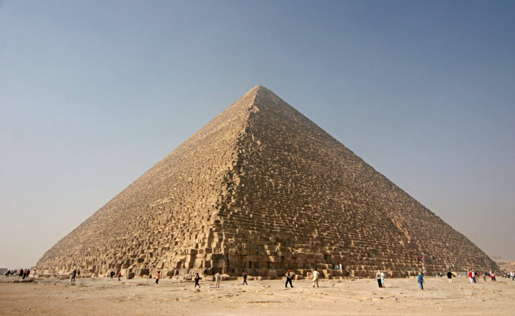 La Gran Pirámide de Guiza. Foto: Nina.