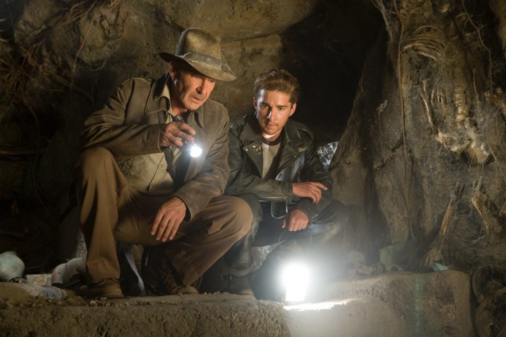 Indiana Jones con Mutt, en la cuarta entrega de la saga. Foto: Lucasfilm.