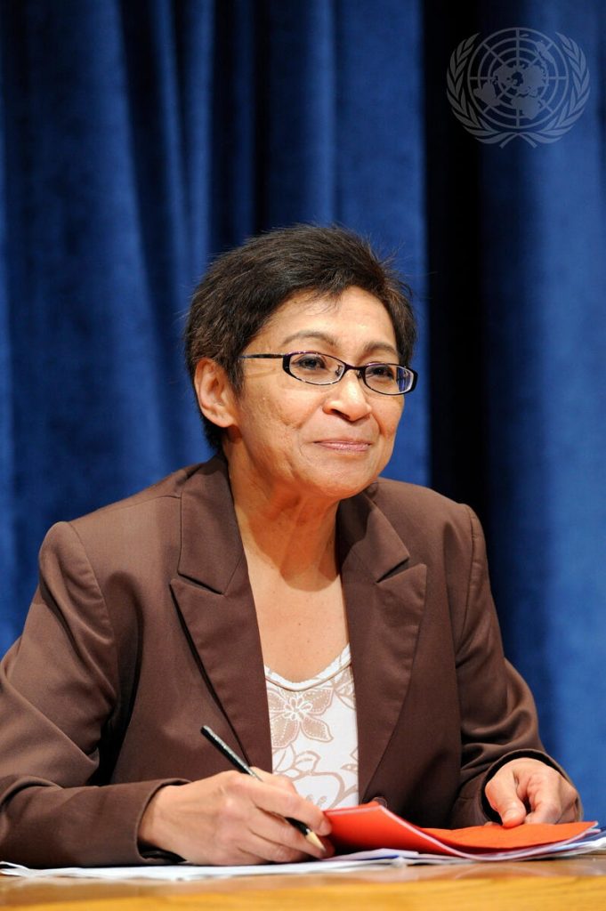 La astrofísica malasia Mazlan Othman, directora de la Oficina de la ONU para Asuntos del Espacio Exterior (UNOOSA). Foto: Evan Schneider / ONU.