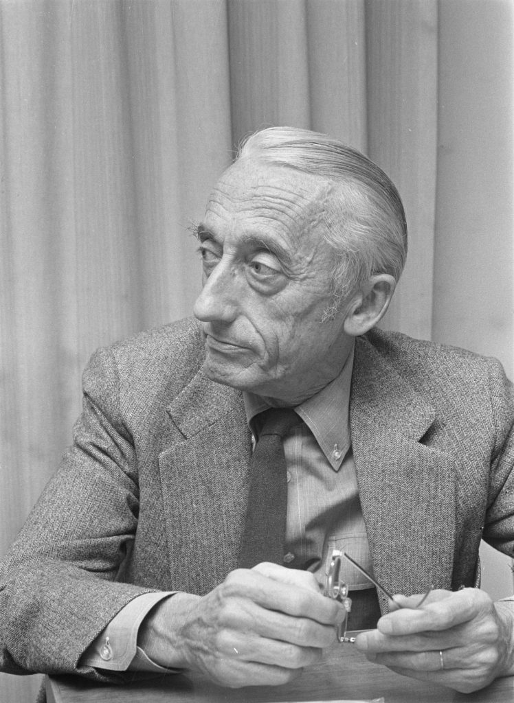Jacques Cousteau, en La Haya en 1972. Foto: Hans Peters / Anefo.