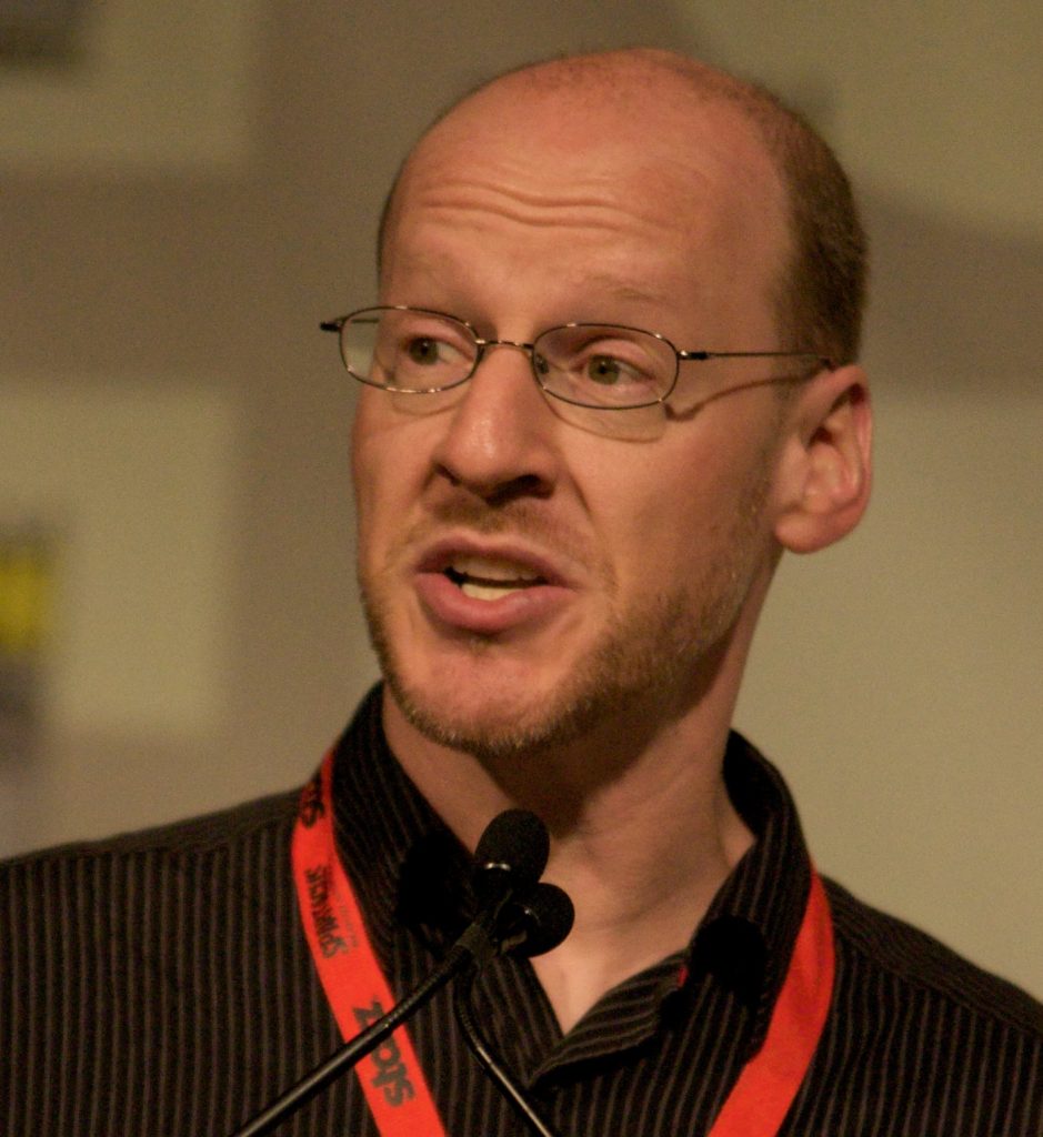 Phil Plait, en la Comic-Con de 2009. Foto: Dave Fayram.