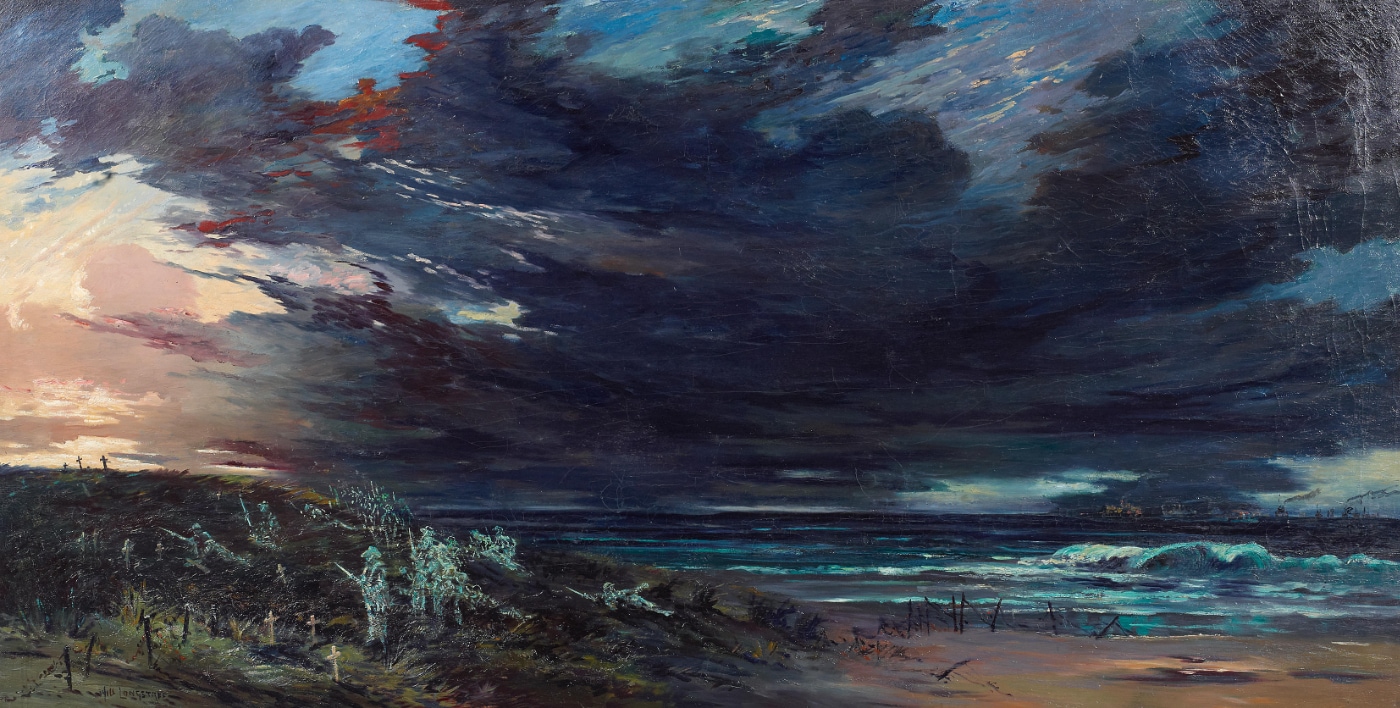 Un cuadro de la batalla de Gallípoli pintado bajo la ‘influencia de los espíritus’ y que fue de Arthur Conan Doyle