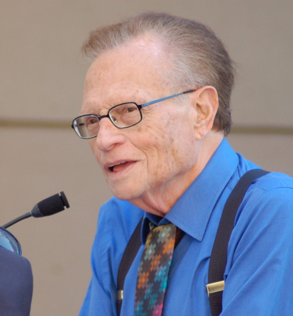 Larry King, en septiembre de 2010. Foto: Angela George.