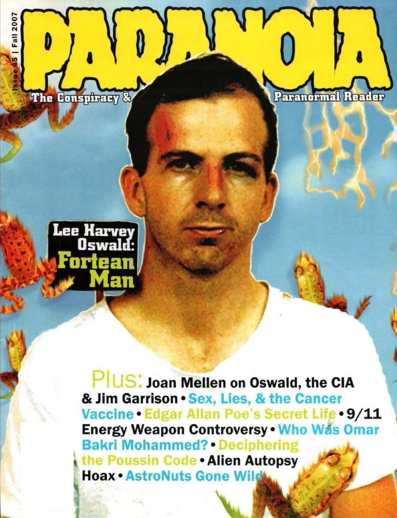 Número de la revista 'Paranoia' de otoño de 1997.
