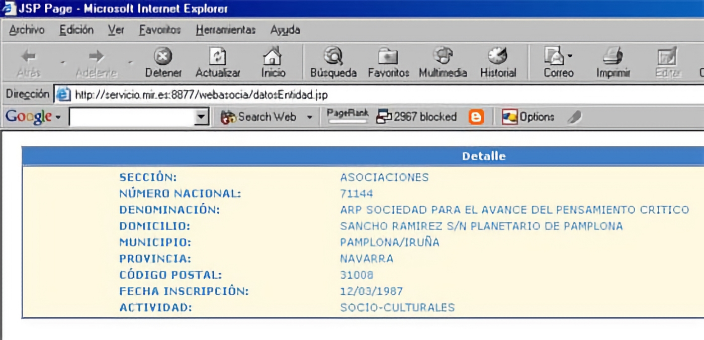 ARP-SAPC cumplirá 20 años a finales de 2006