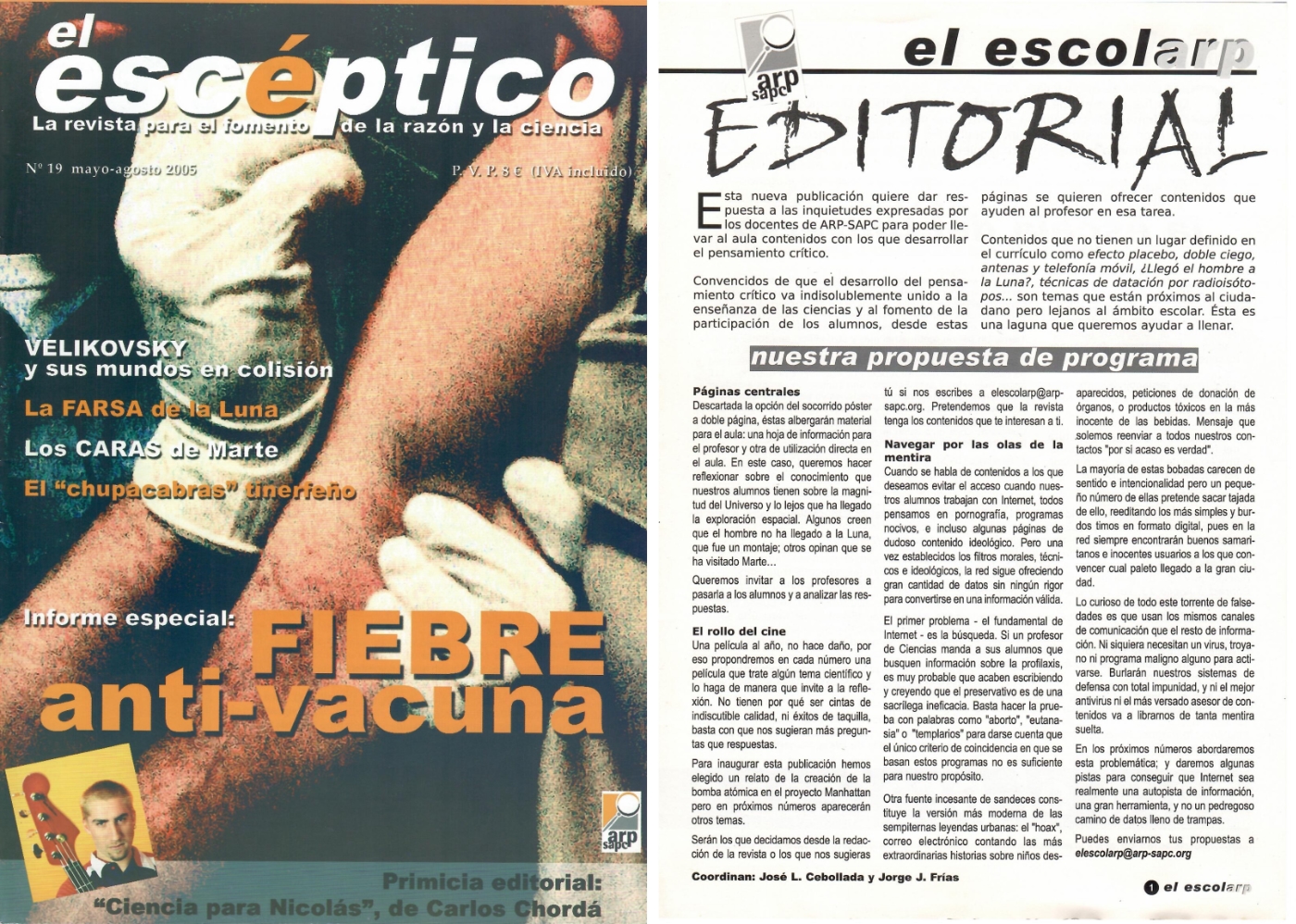 ‘El Escéptico’ lanza un suplemento para la escuela