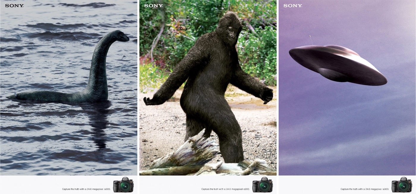 Una cámara de Sony «captura la verdad» de Nessie, el bigfoot y los platillos volantes