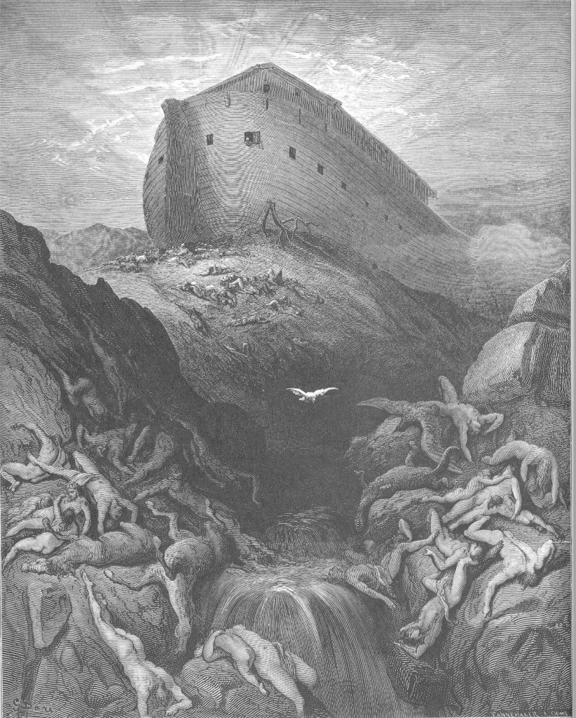 'La paloma enviada desde el arca', de Gustave Doré.