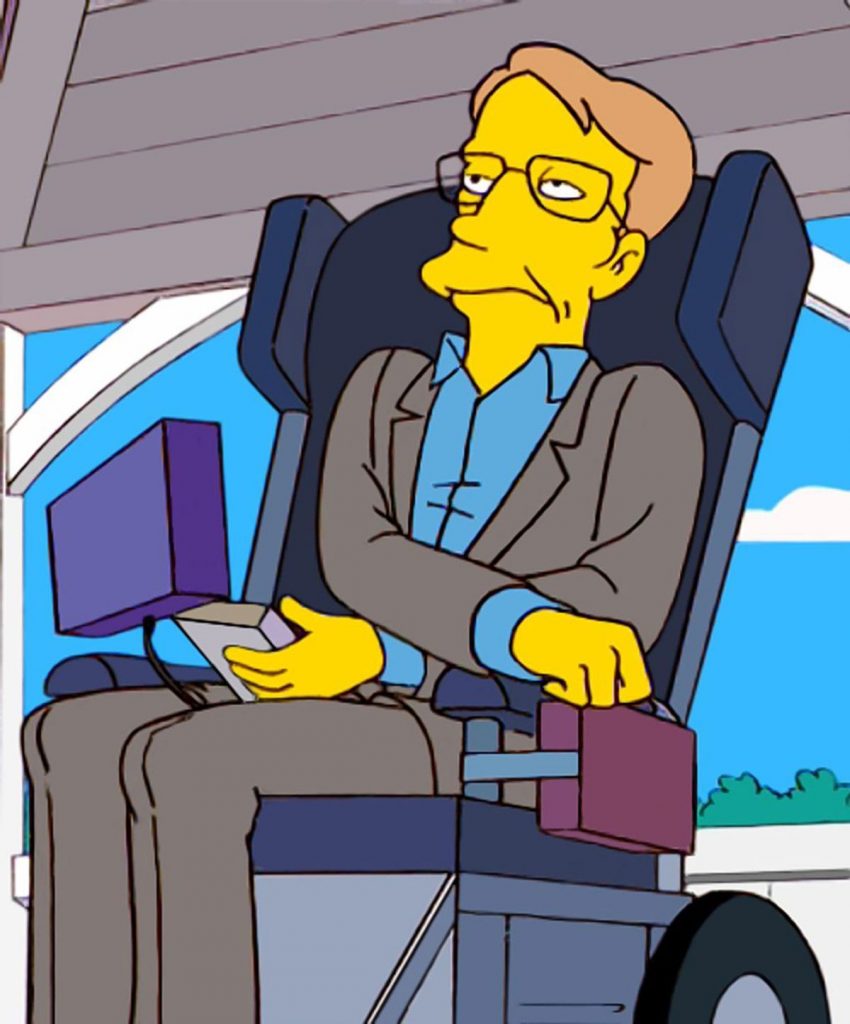 Stephen Hawking, en 'Los Simpson'.