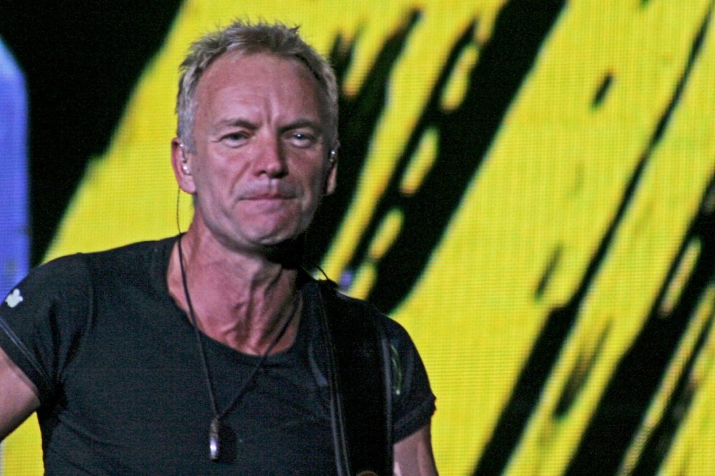 Sting, en concierto. Foto: paveita.