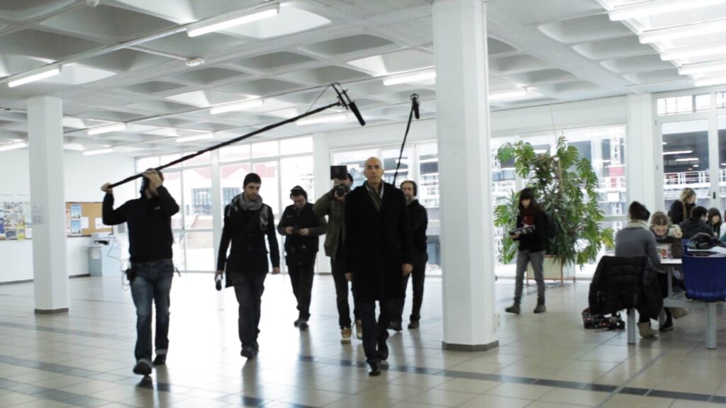 Grabación del episodio piloto de 'Escépticos' en la Universidad del País Vasco. Foto: ETB.