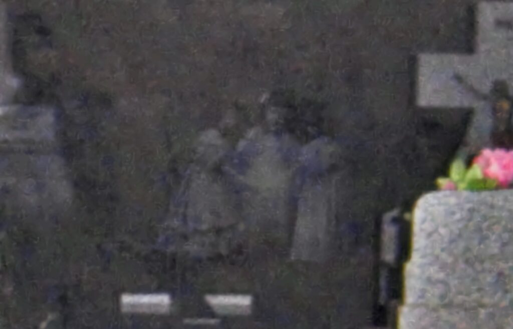 Las niñas fantasma, en una ampliación de la foto vista en 'Cuarto milenio'.